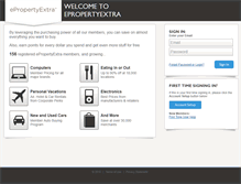 Tablet Screenshot of epropertyextra.com